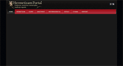 Desktop Screenshot of hermetizam.com