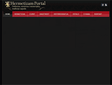 Tablet Screenshot of hermetizam.com